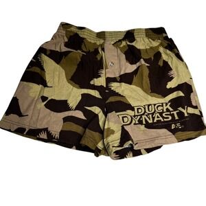 Duck Dynasty Camo Boxer Briefs Men's Size M Elastic Waist Button Fly